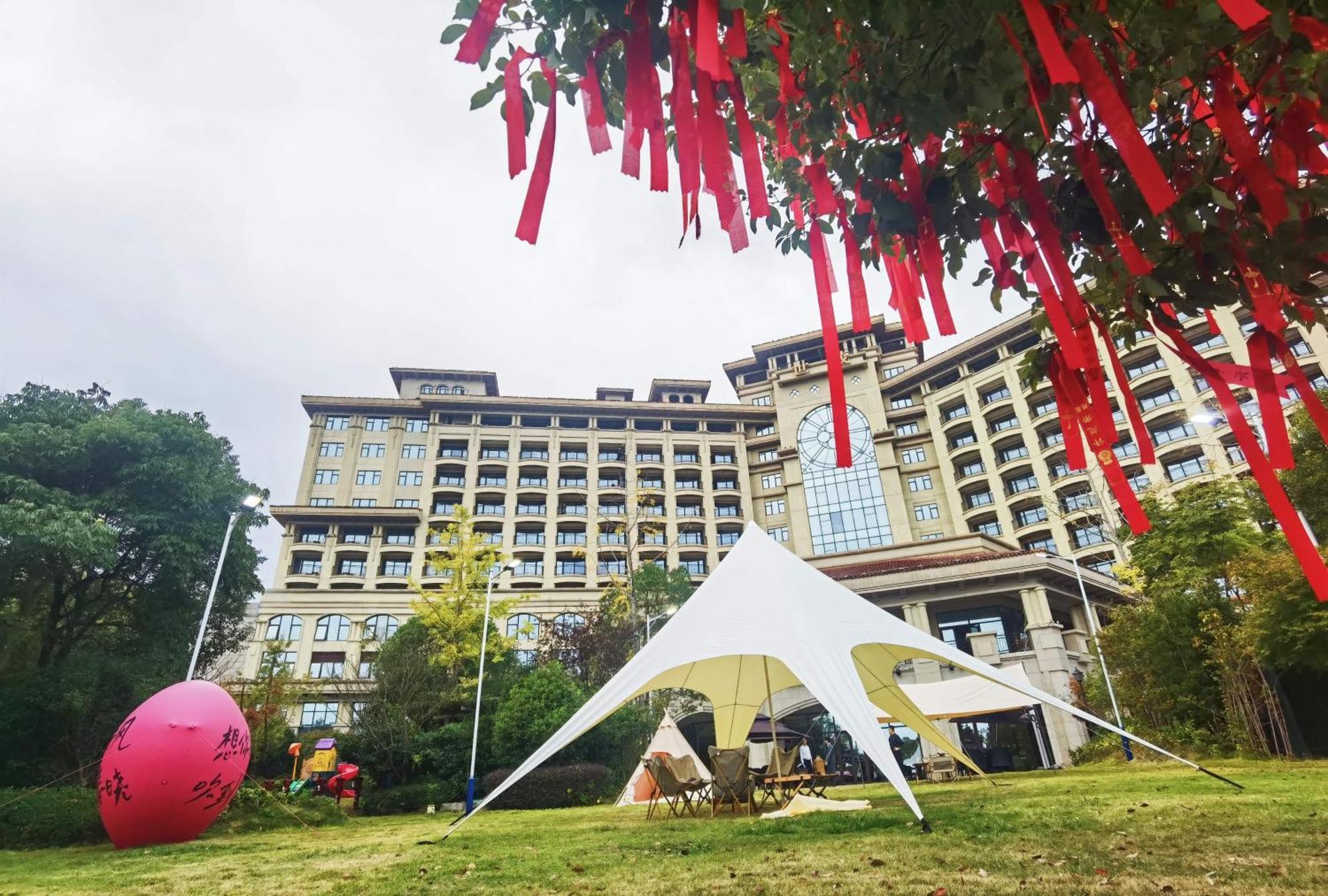 Hotel Doubletree By Hilton Ningbo - Chunxiao Exterior foto